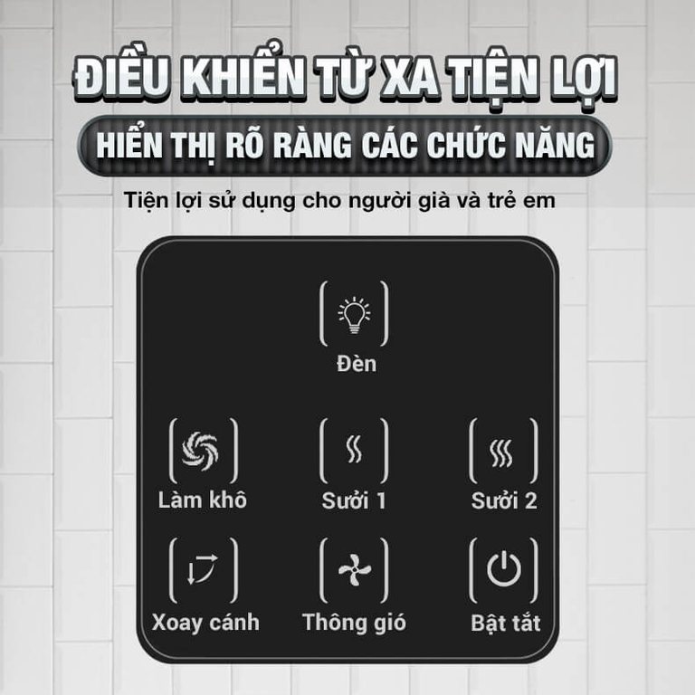 Bảng điều khiển 6 phím của ENIC SN